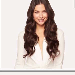 160 gram dark brown hair extension